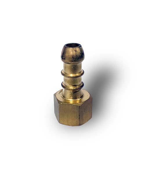 LPG Female Nozzle 1/4" BSPT to 8mm Hose Connector